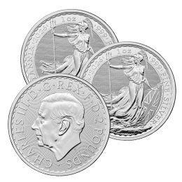 British Britannia 1 Ounce Silver Coin - Mixed Years